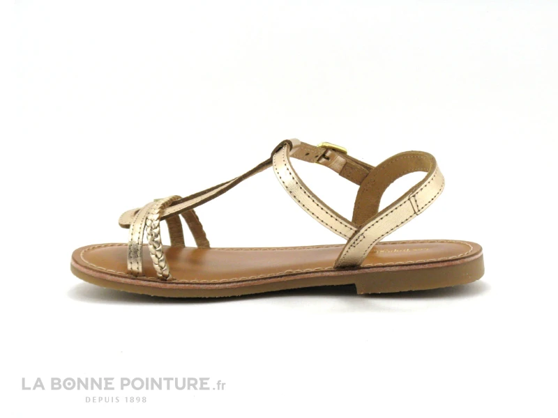 Tropeziennes BADOU Or - Sandale Fille - Bride Salome 3 Tropeziennes BADOU Or - Sandale Fille - Bride Salome – Image 3